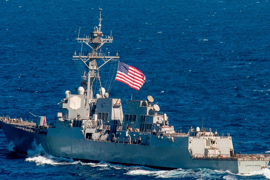 El destructor estadounidense USS Jason Dunham