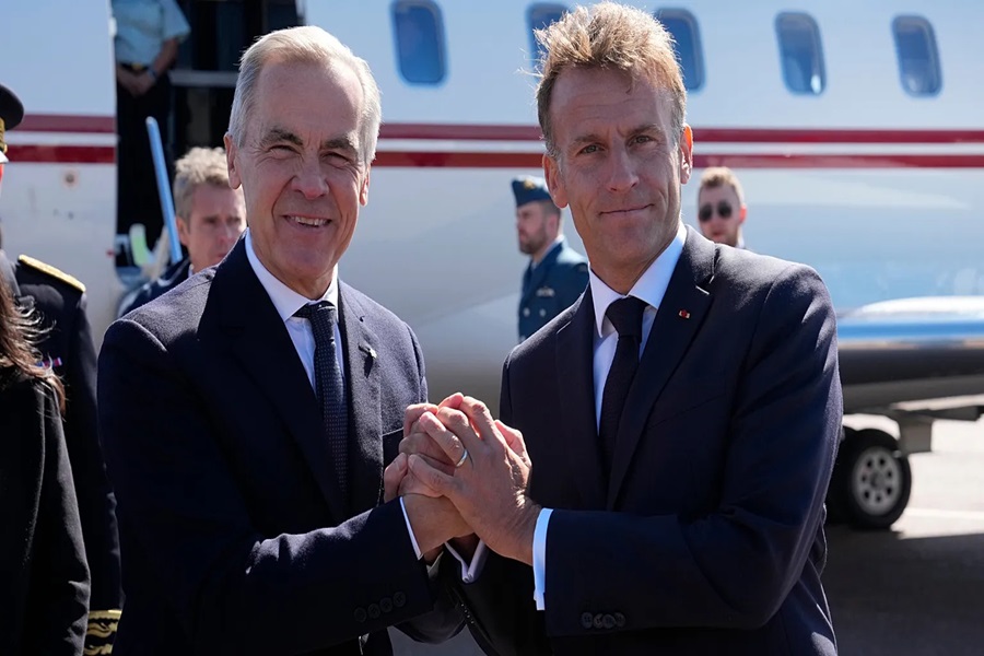 Mark Carney y Emmanuel Macron