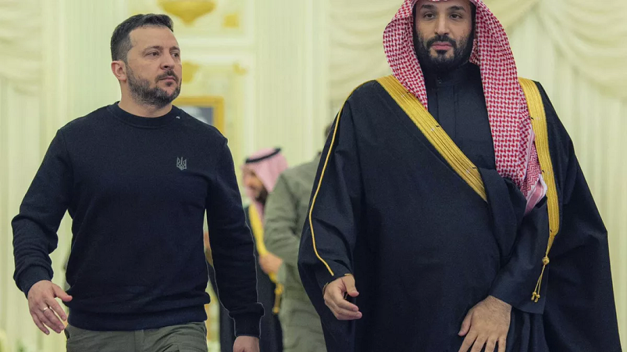 Mohammed bin Salman y Zelenski