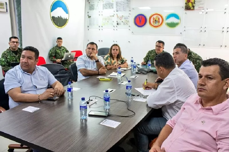 Reunión con alcaldes del sur del Tolima